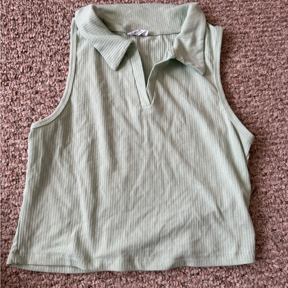 Ardene green polo colored tank top NWOT - Picture 1 of 3